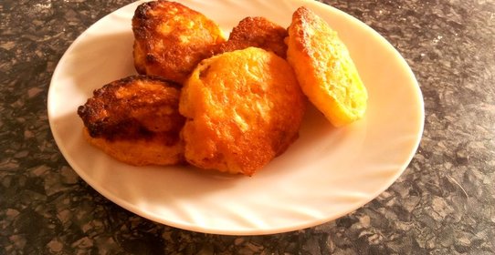 Морковно-кокосовые оладьи