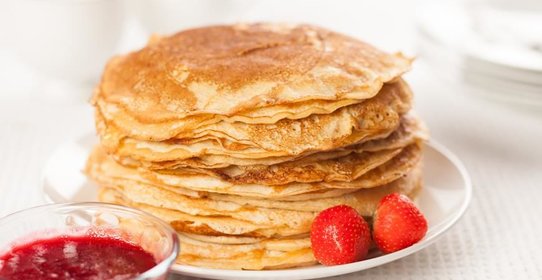 Нежные блины на кефире