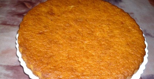 Морковный пирог постный