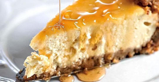 Карамельный торт с творогом из топленого молока