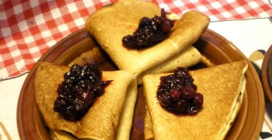 Вкусные постные блины