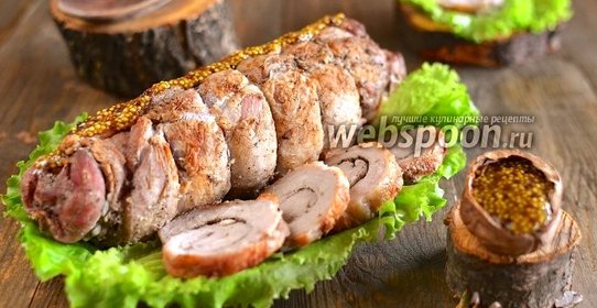 Рулет из пузанины