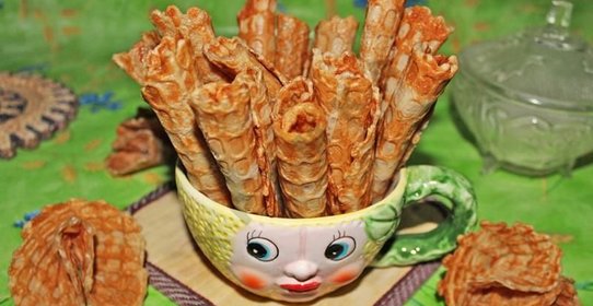 Постные вафли