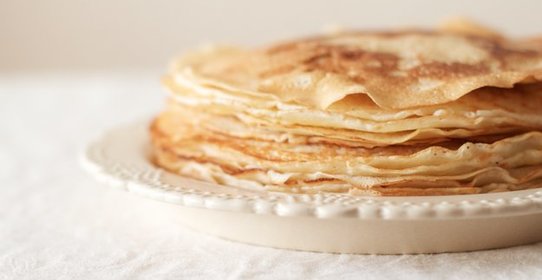 Тонкие блины на молоке