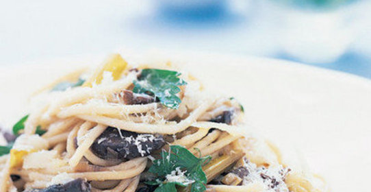 Спагетти с грибами