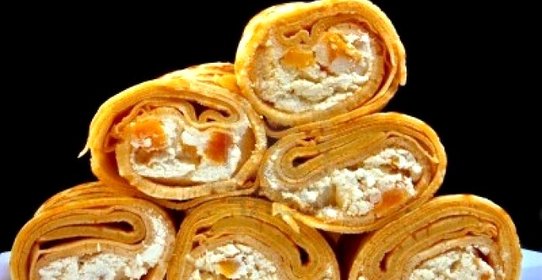 Блинчики с творожной массой