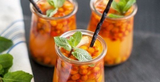 Горячий облепиховый коктейль