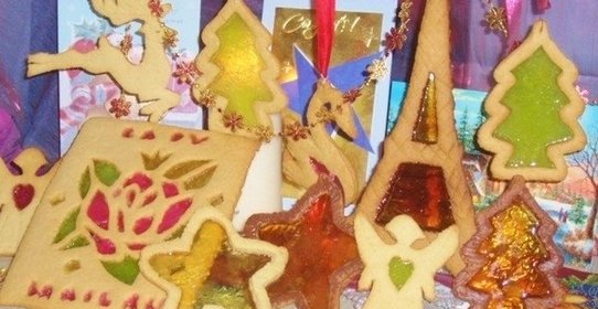 Ёлочные игрушки из медовых и творожных пряников