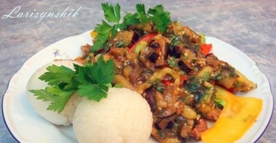 Мясо по-китайски с овощами