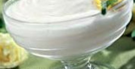 Сорбе из лимонов и шампанского