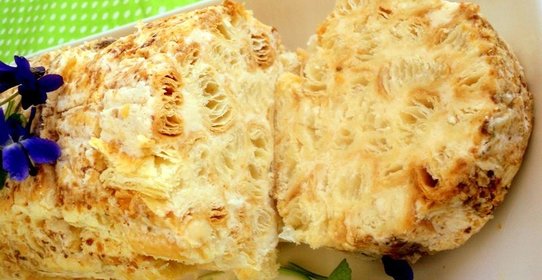 Слоеный рулет «Полено»