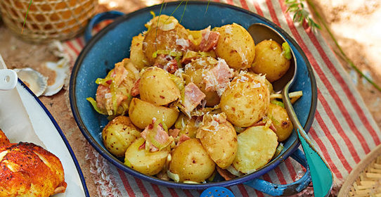 Картофель с беконом