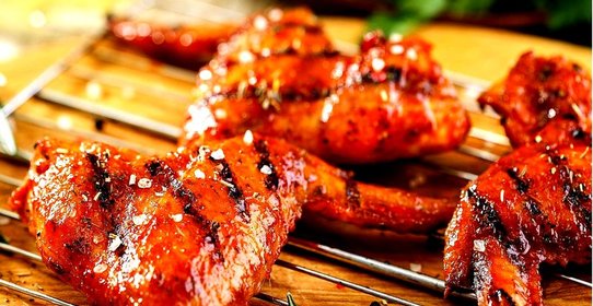 Крылышки на мангале