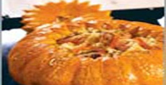 Цыпленок, запеченный в тыкве