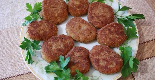 Котлеты из гречки с грибами