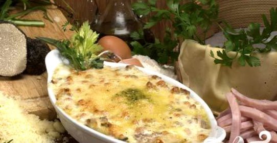 Лазанья Vincisgrassi alla marchigiana