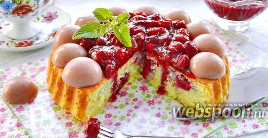 Манник с вишней