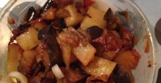 Баклажанное рагу с овощами