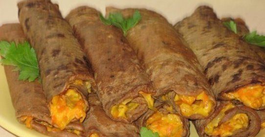 Блинчики из печени