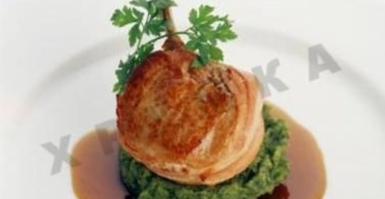 Пряная баранина с укропом и шпинатом