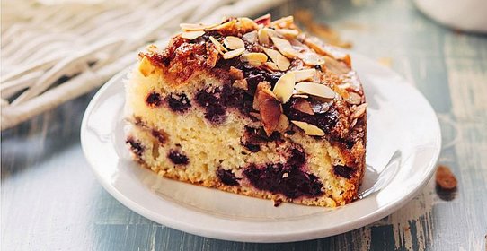 Пирог с черникой