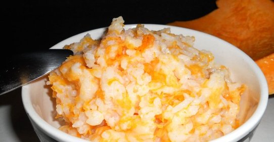 Каша тыквенная с рисом