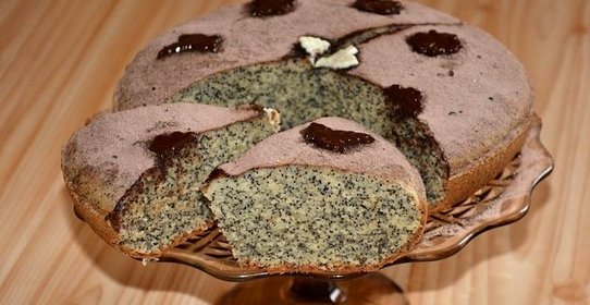 Маковый манник на сметане