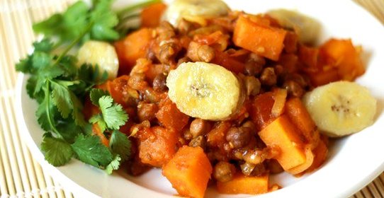 Тыква с нутом