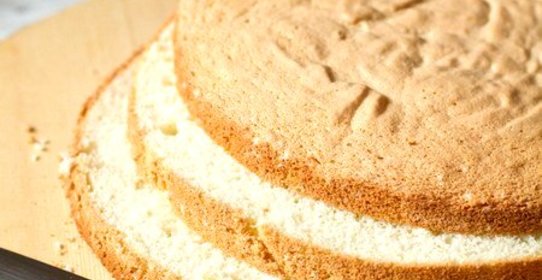 Быстрый воздушный бисквит