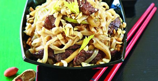 Лапша с говядиной