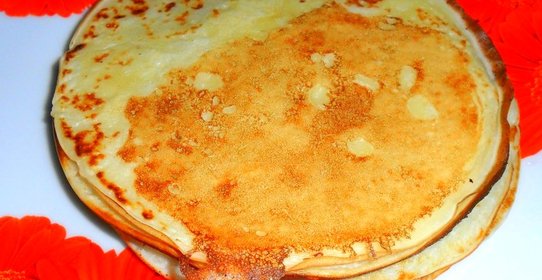 Блины из простокваши по‑домашнему