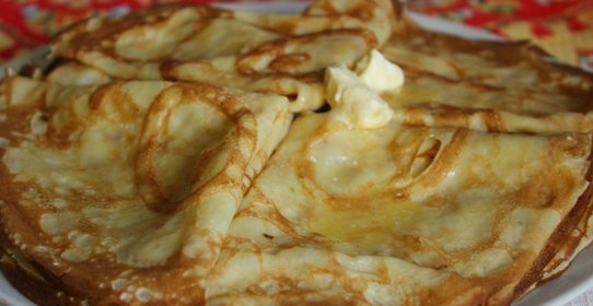 Тонкие сладкие блинчики на молоке