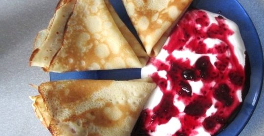 Блины из детской смеси