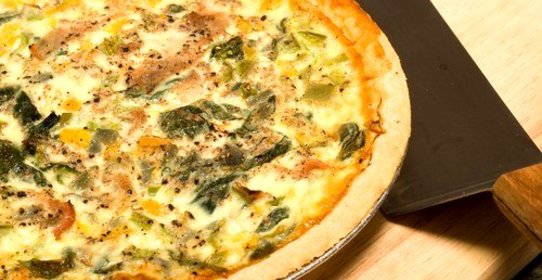 Пирог с молодой капустой и луком-пореем