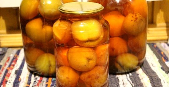 Компот персиковый на зиму