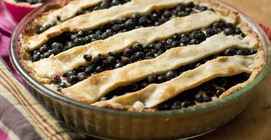 Черничный пирог