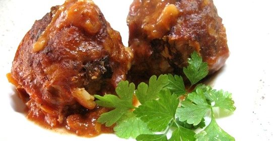 Тефтели с рисом в духовке