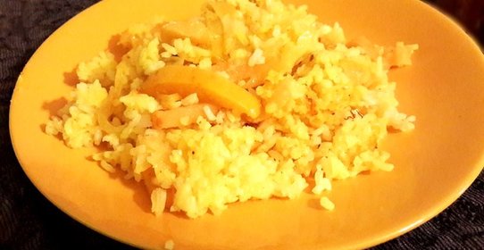 Плов с айвой