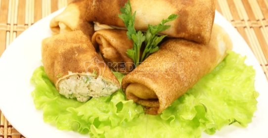 Блинчики с курицей