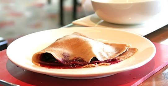 Блинчики с вареньем