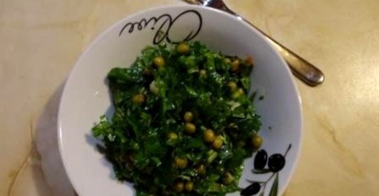 Зеленый салат