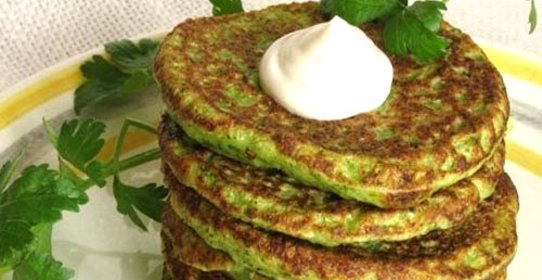 Блинчики из брокколи