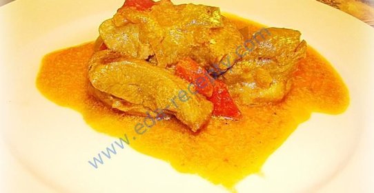 Гуляш из индейки с подливкой