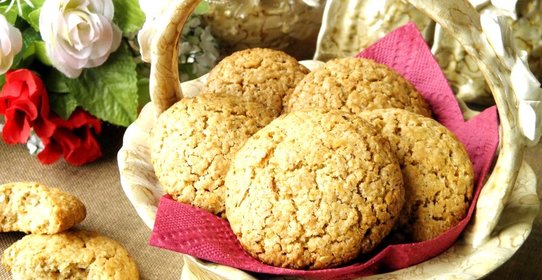 Постное овсяное печенье