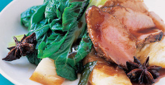 Свинина под ананасовым соусом