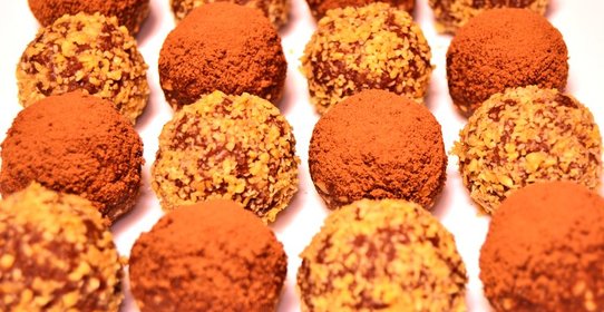 Пироженое картошка с арахисом