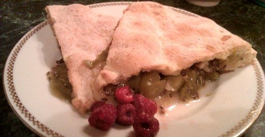 Воздушный пирог из крыжовника