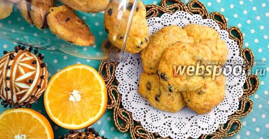 Морковное печенье с изюмом