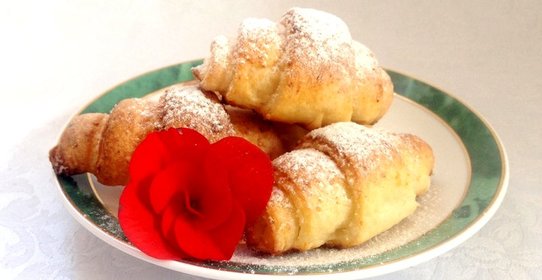 Творожные рогалики