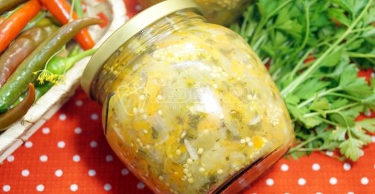 Салат из баклажанов на зиму с прованскими травами